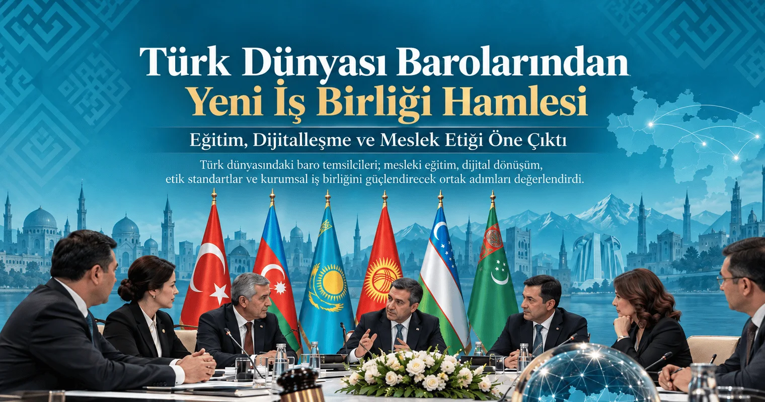 Türk Dünyası Barolarından Yeni İş Birliği Hamlesi